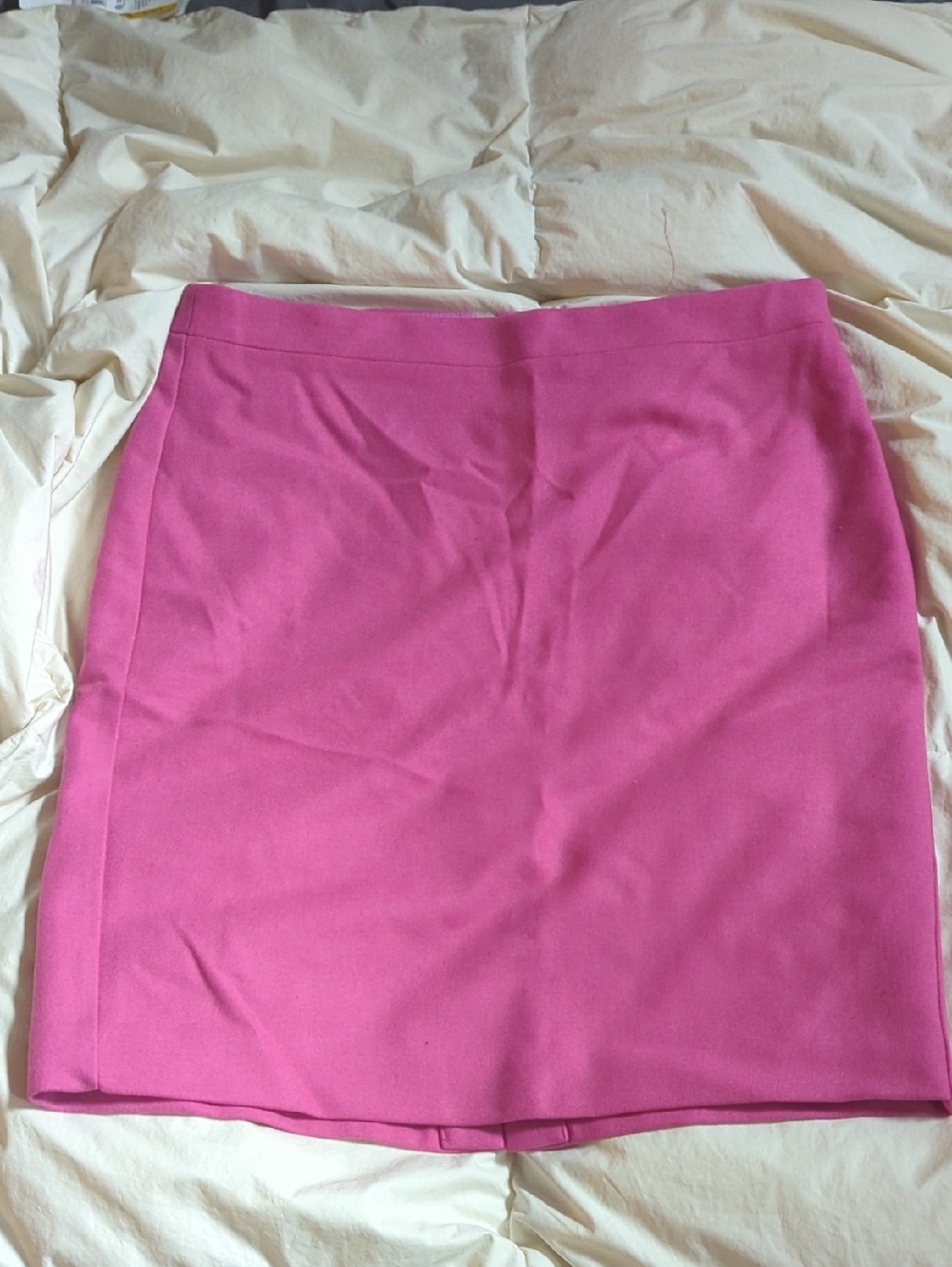J. Crew Vibrant Pink Pencil Skirt